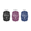 Oakdene Designs Food / Drink Personalised Metallic Birthday Whisky Bottle Label
