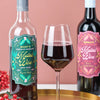 Oakdene Designs Food / Drink Personalised Set Of Mulled Wine Bottle Stickers