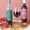 Oakdene Designs Food / Drink Personalised Set Of Mulled Wine Bottle Stickers
