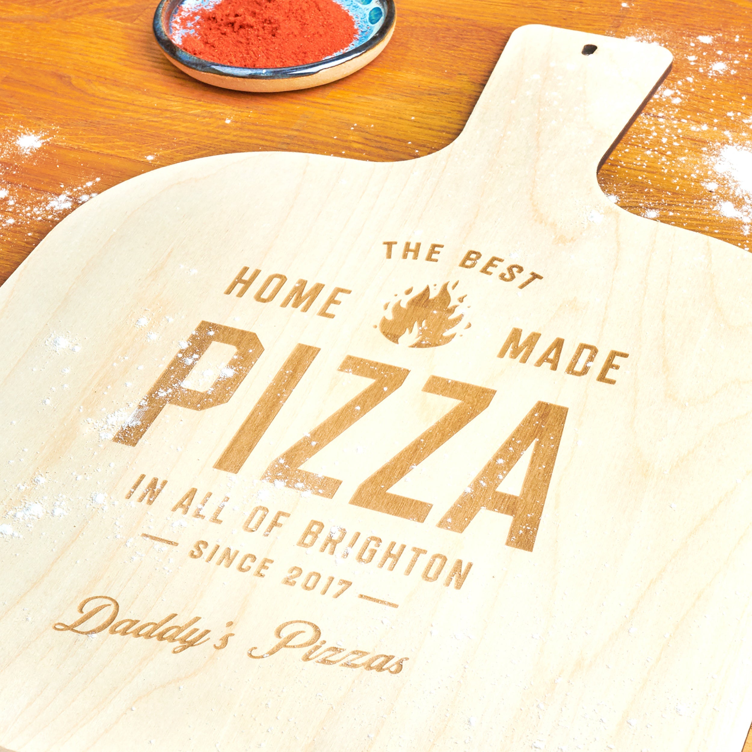 Oakdene Designs Food / Drink Personalised Wooden Pizza Peel