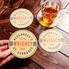Oakdene Designs Food / Drink Set Of Four Retro Style Personalised Beer Mats