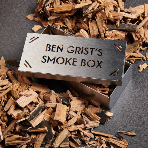 Oakdene Designs Garden Personalised BBQ Whisky Oak Smoking Box Kit