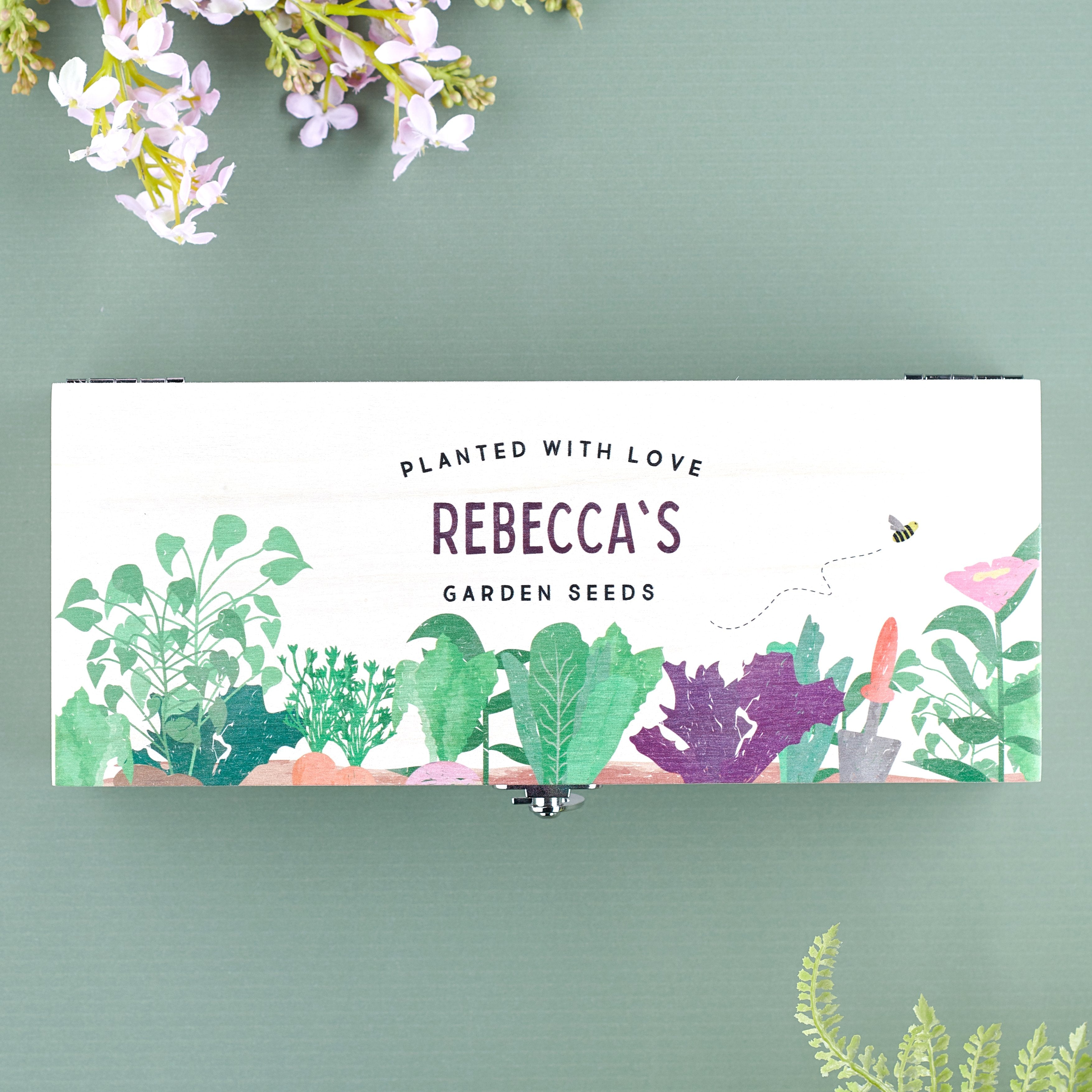 Oakdene Designs Garden Personalised Garden Seed Box