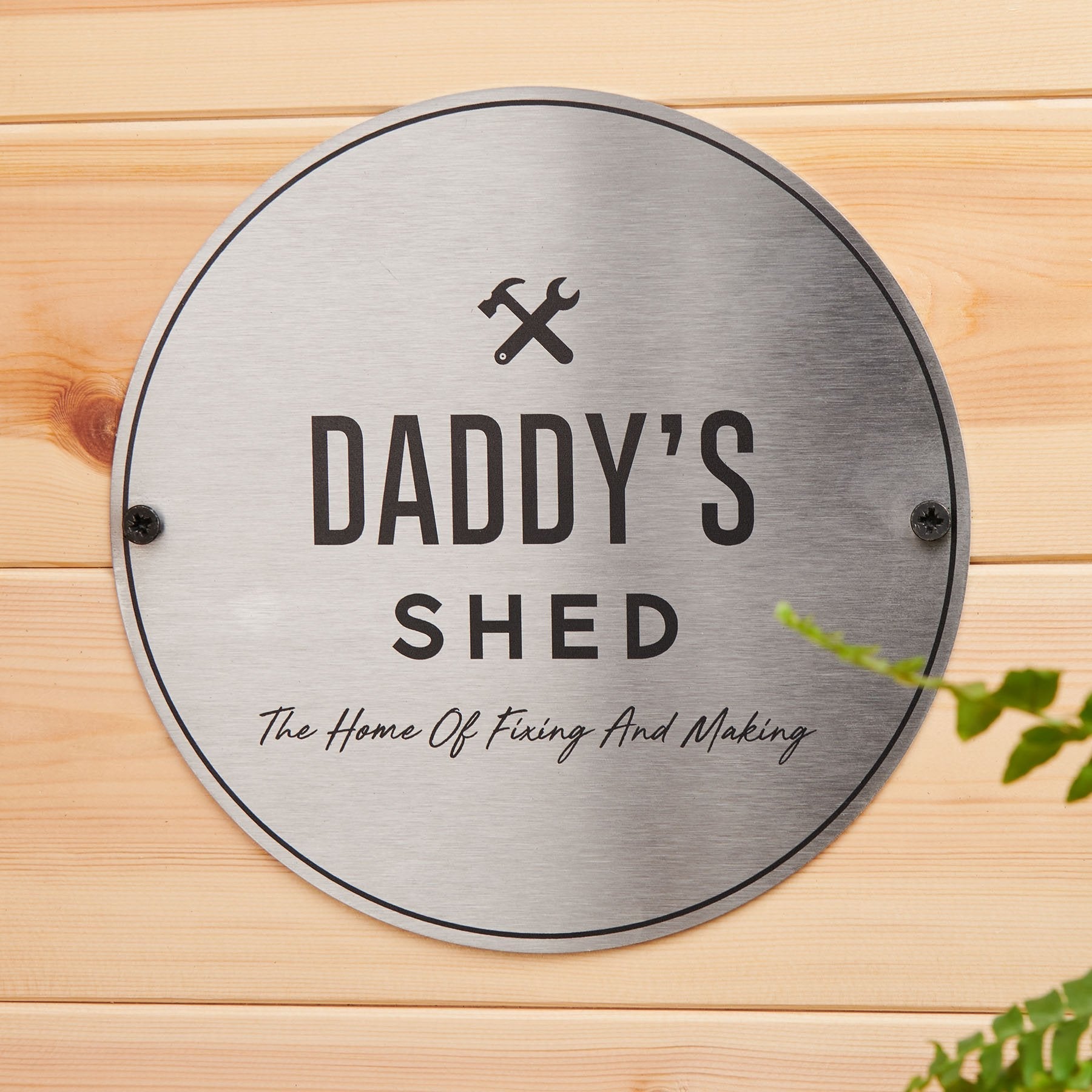 Oakdene Designs Garden Personalised Steel Shed Sign