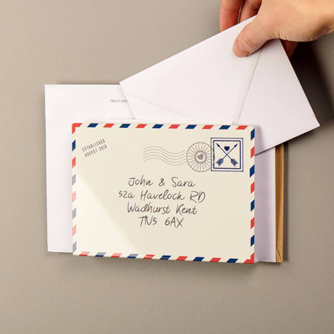 Oakdene Designs Home Decor Personalised Couples Metal Letter Holder