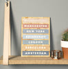Oakdene Designs Home Decor Personalised Favourite Places Wooden Print