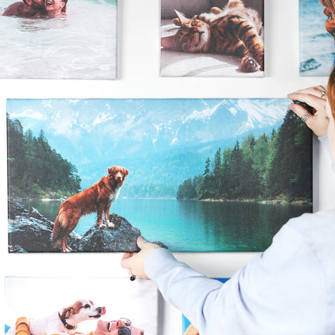 Oakdene Designs Home Decor Personalised Pet Portrait Canvas