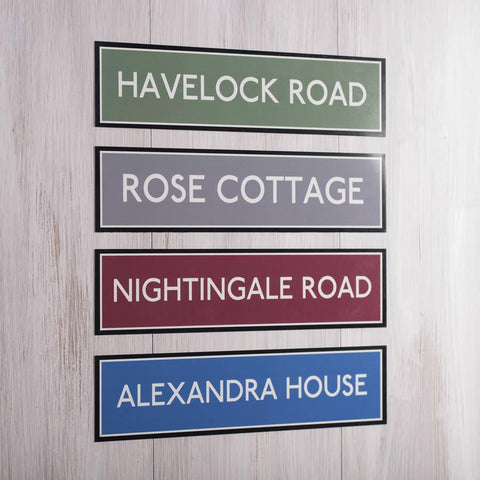Oakdene Designs Home Decor Personalised Vintage Style London Transport Sign
