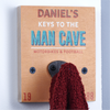 Oakdene Designs Home Decor Personalised Wooden Man Cave Key Hook
