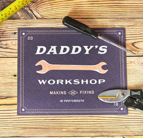 Oakdene Designs Home Decor Personalised Workshop Mat