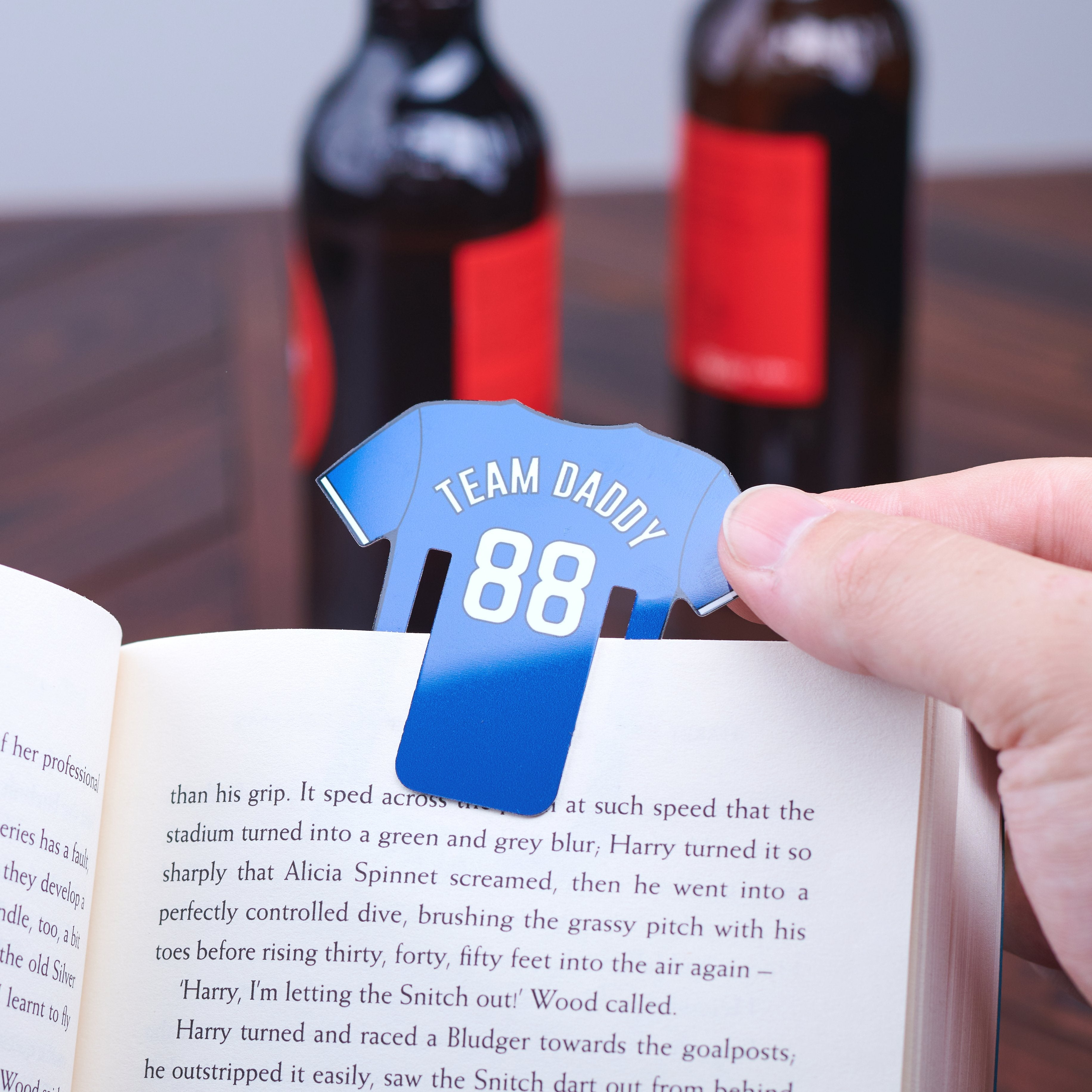 Oakdene Designs Keepsakes & Tokens Personalised Football Team Mini Bookmark