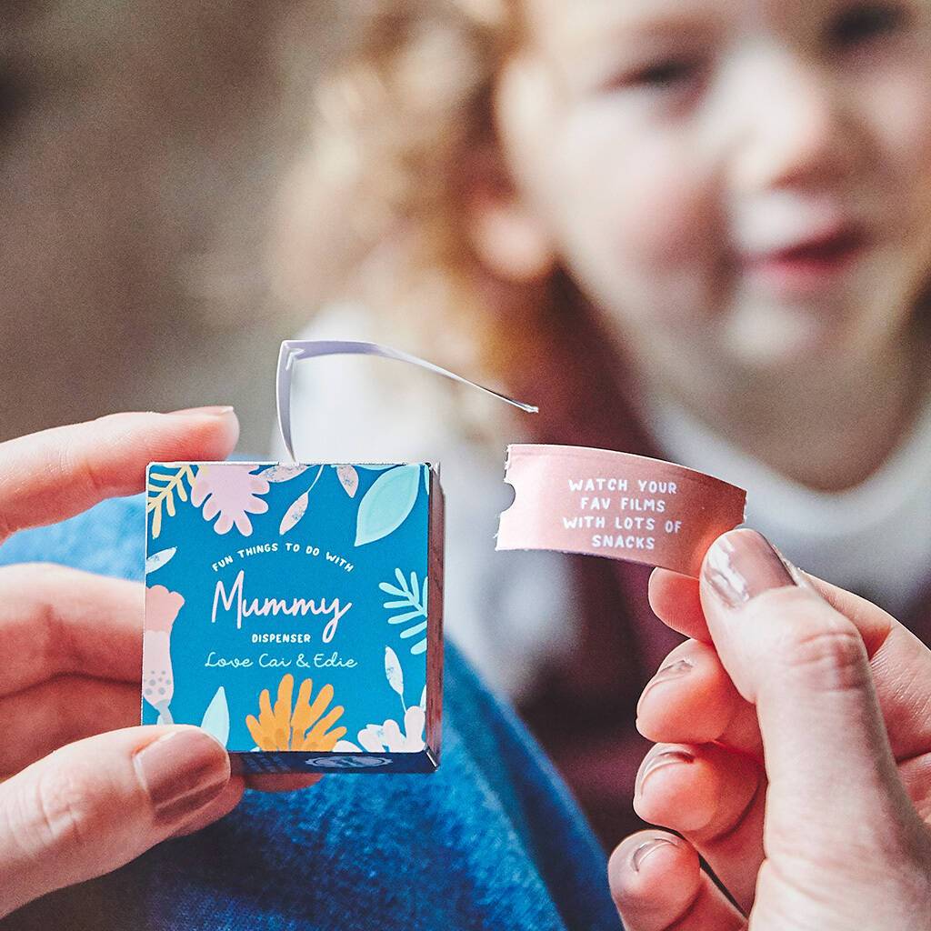 Oakdene Designs Keepsakes & Tokens Personalised Fun Things To Do With Mummy Dispenser