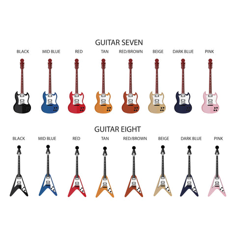 Oakdene Designs Keepsakes & Tokens Personalised Guitar Gift Set