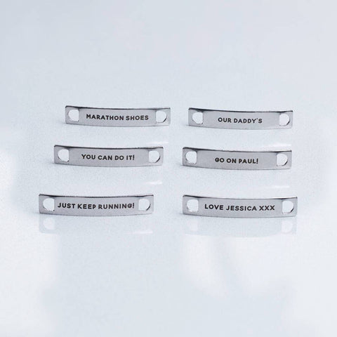 Oakdene Designs Keepsakes & Tokens Personalised Metal Shoe Tags