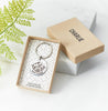 Oakdene Designs Keyrings Personalised Happy Camper Metal Keyring