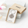Oakdene Designs Keyrings Personalised Positive Metal Key Ring