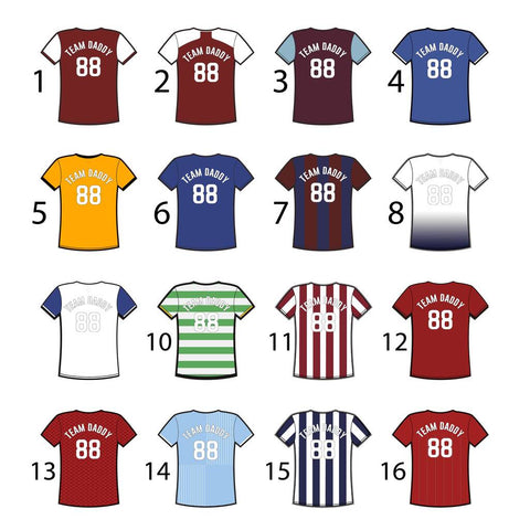 Oakdene Designs Keyrings Personalised Wooden Football Shirt Keyring