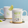 Oakdene Designs Mugs 'May Contain Gin' Ceramic Mug