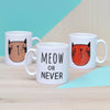 'Meow Or Never' Ceramic Mug - Oakdene Designs - 1