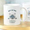 Oakdene Designs Mugs Personalised Best Cat Mum and Dad Mug