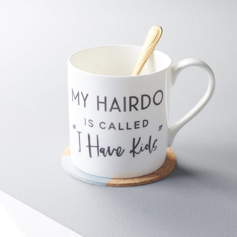 Oakdene Designs Mugs Personalised Bone China Funny Mother's Day Hairdo Mug