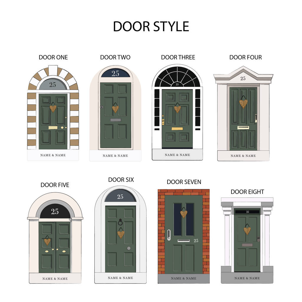 Oakdene Designs Mugs Personalised New Home Front Door Mug