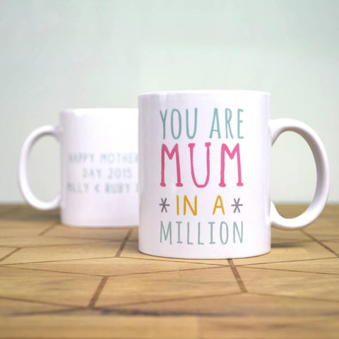Personalised One In A Million Mothers Day Mug - Oakdene Designs - 1