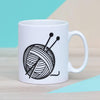 Oakdene Designs Mugs 'Relax And Unwind' Ceramic Knitting Mug