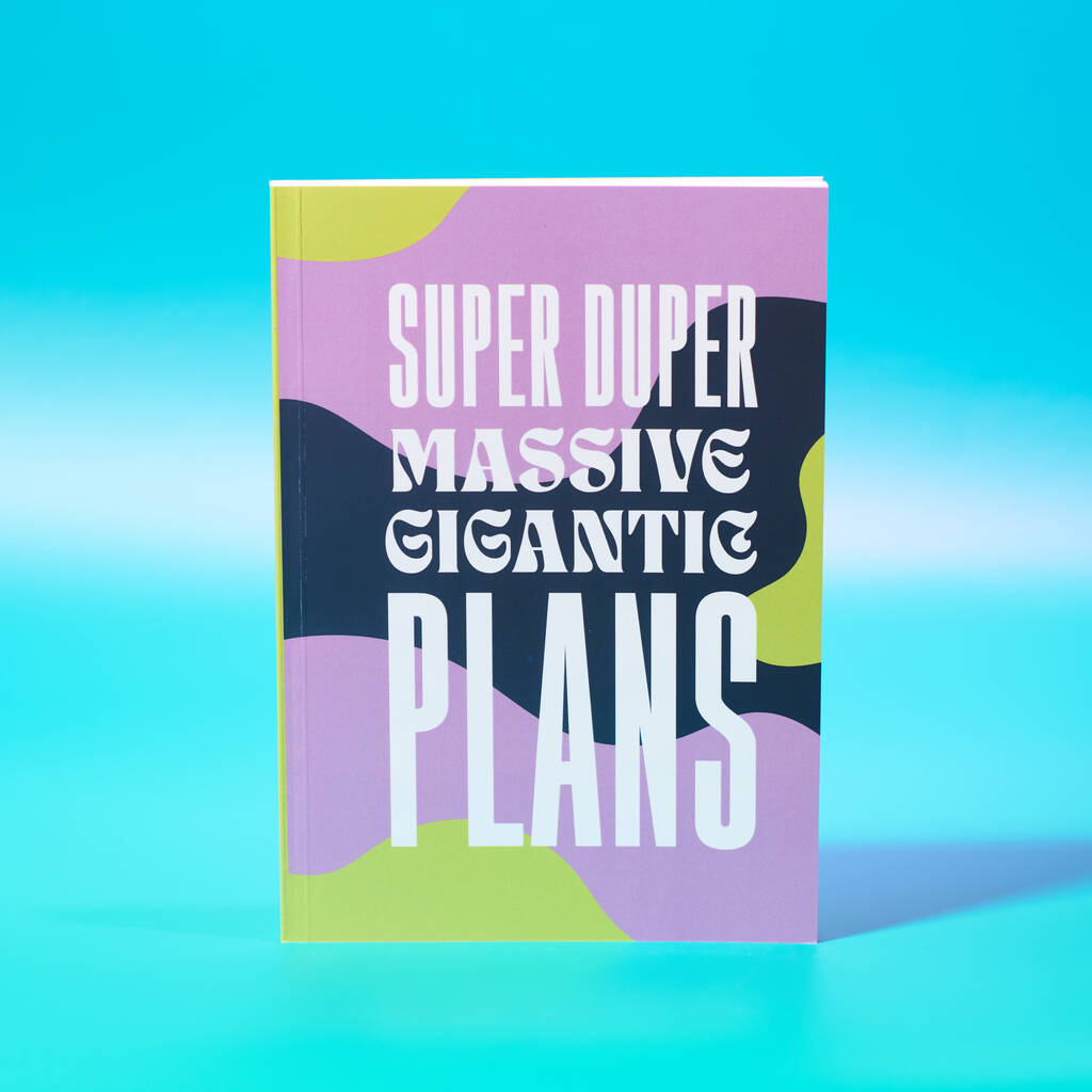 Oakdene Designs Notebooks Lilac Super Duper Gigantic Plans Notebook