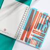 Oakdene Designs Notebooks Personalised Abstract Notes By Notebook