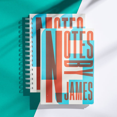Oakdene Designs Notebooks Personalised Abstract Notes By Notebook