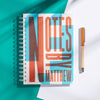 Oakdene Designs Notebooks Personalised Abstract Notes By Notebook