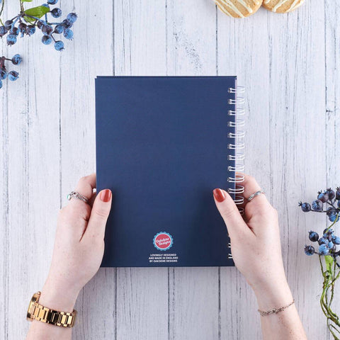 Oakdene Designs Notebooks Personalised Baking Recipe Notebook