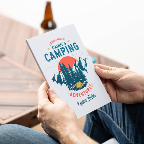 Oakdene Designs Notebooks Personalised Camping Journal Notebook