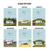 Oakdene Designs Notebooks Personalised Caravan Travel Journal