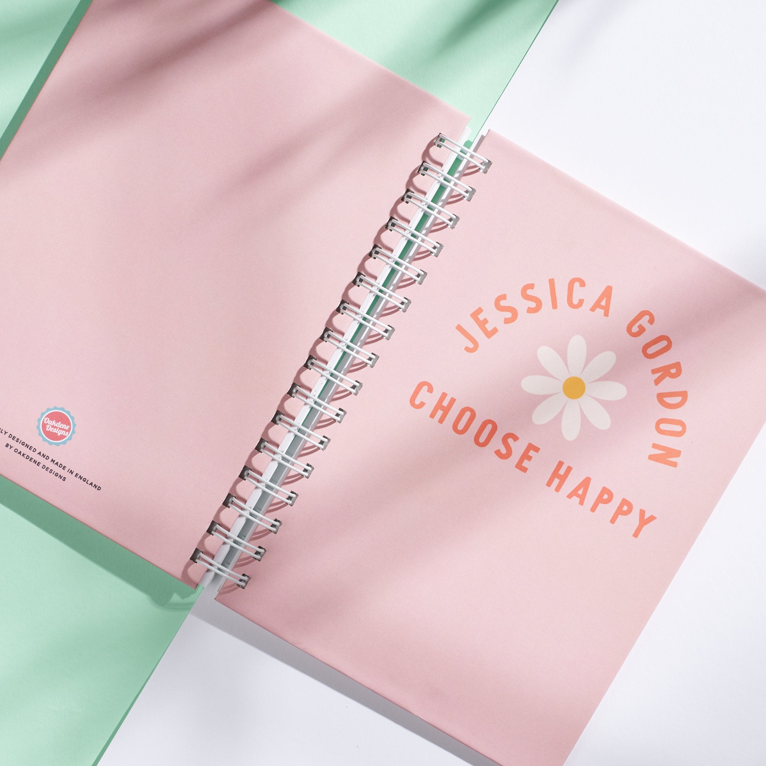 Oakdene Designs Notebooks Personalised 'Choose Happy' Notebook