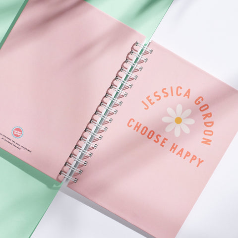Oakdene Designs Notebooks Personalised 'Choose Happy' Notebook