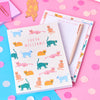 Oakdene Designs Notebooks Personalised Crazy Cat Lady Stationary Set