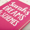 Personalised Dreams And Schemes Notebook - Oakdene Designs - 2