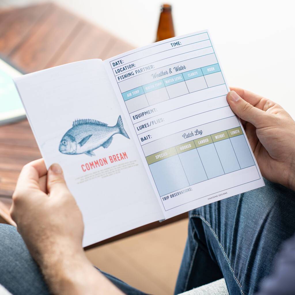 Personalised Fishing Log Notebook   – Oakdene Designs