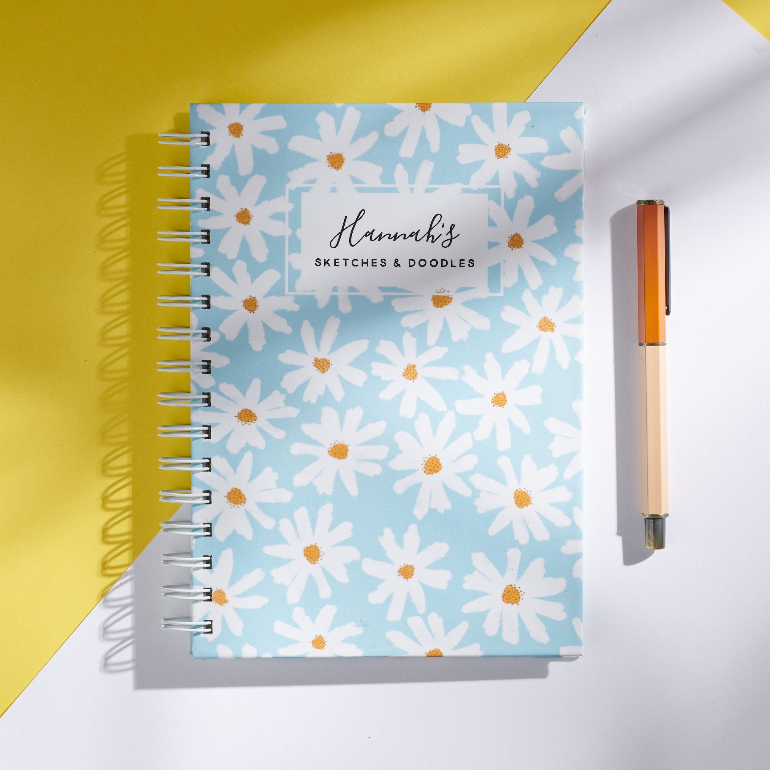 Oakdene Designs Notebooks Personalised Floral Notebook