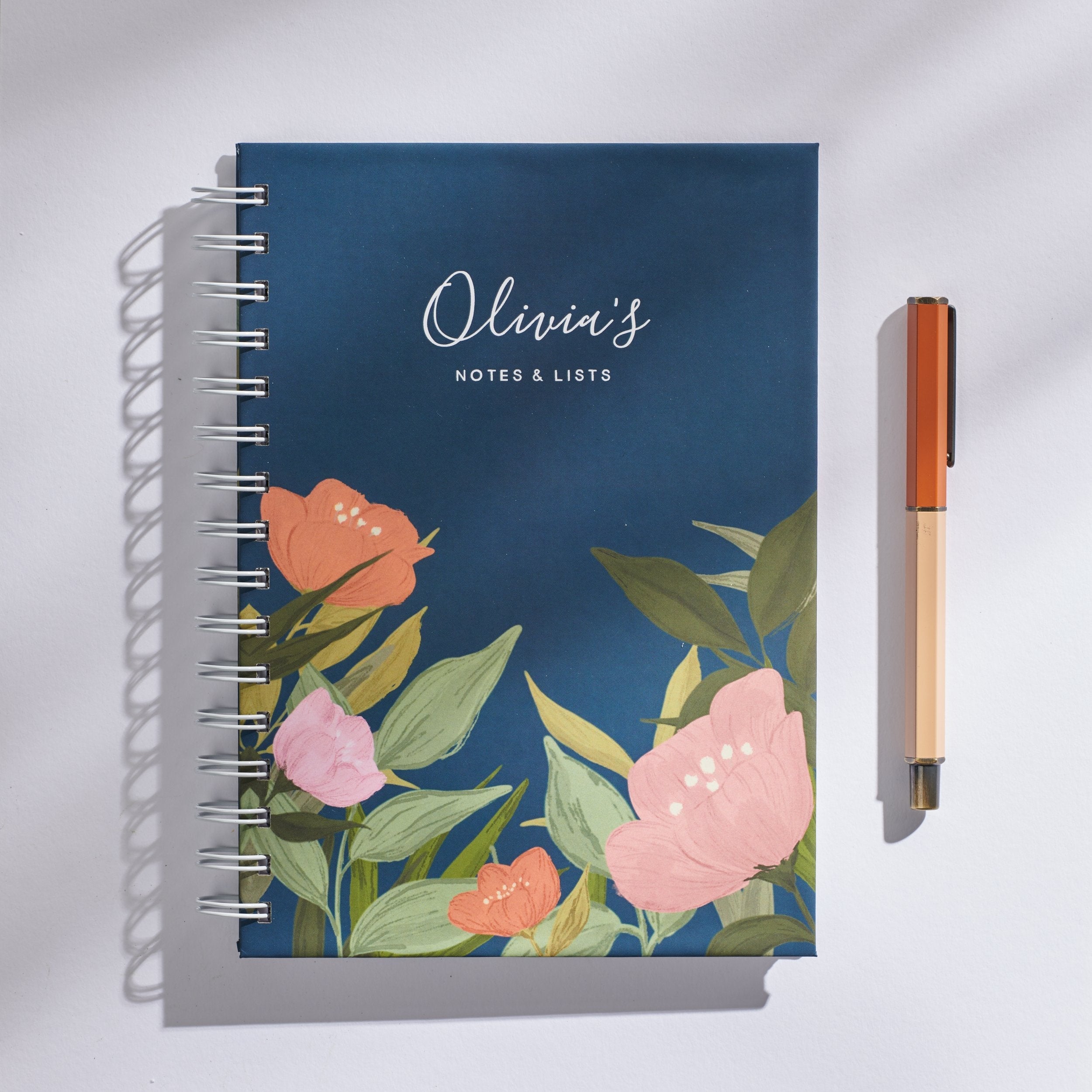 Oakdene Designs Notebooks Personalised Garden Flowers Notebook