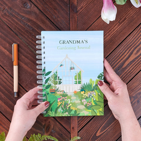 Oakdene Designs Notebooks Personalised Gardening Journal