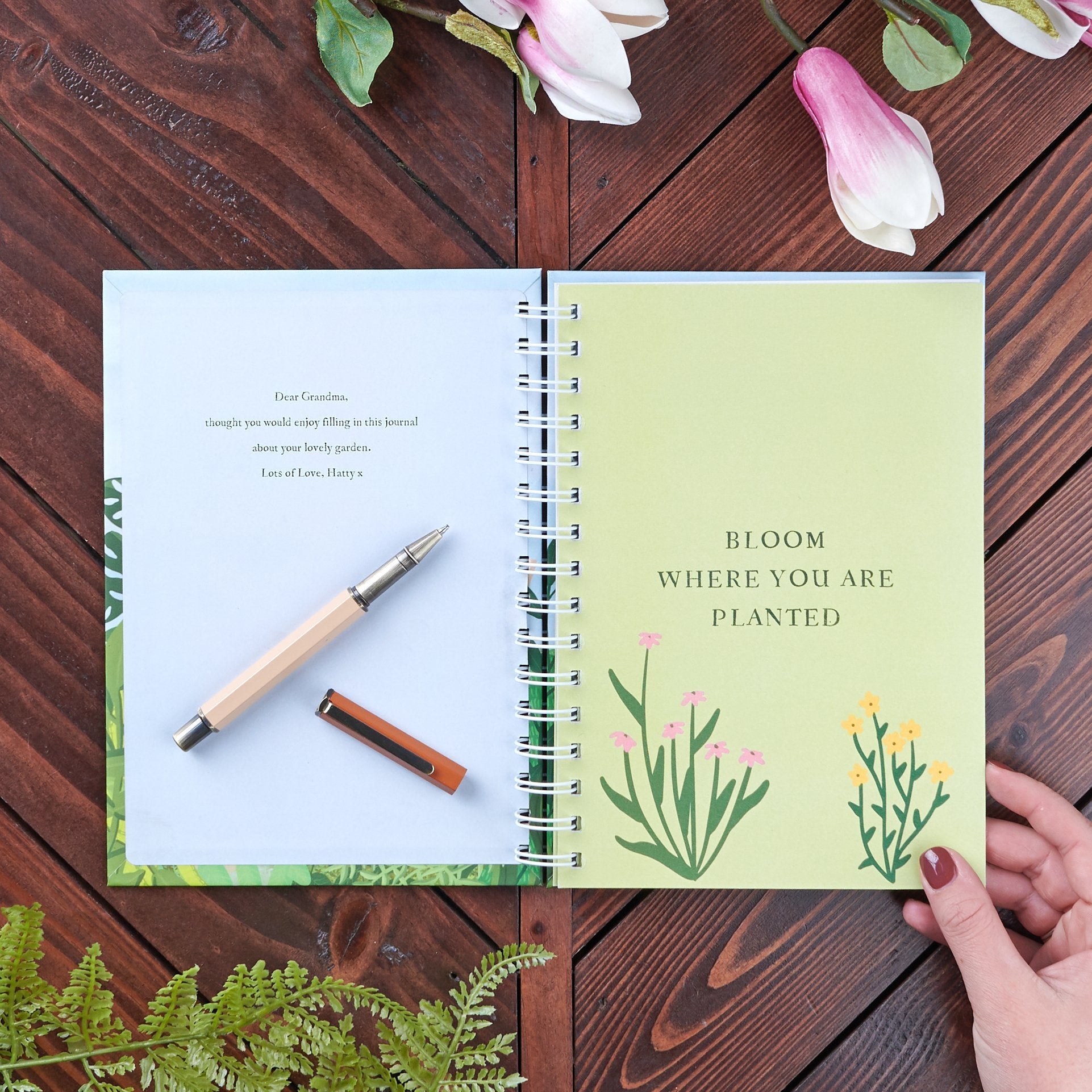 Oakdene Designs Notebooks Personalised Gardening Journal