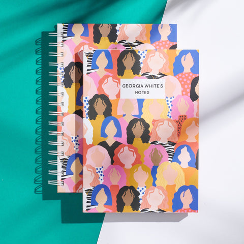 Oakdene Designs Notebooks Personalised Girl Power Notebook