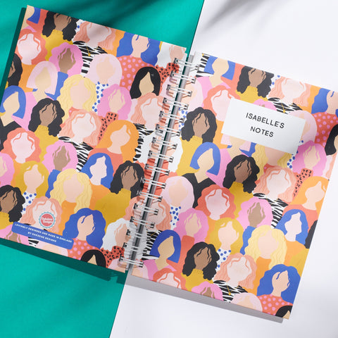Oakdene Designs Notebooks Personalised Girl Power Notebook