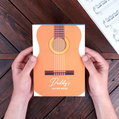 Oakdene Designs Notebooks Personalised Guitar Notebook Journal