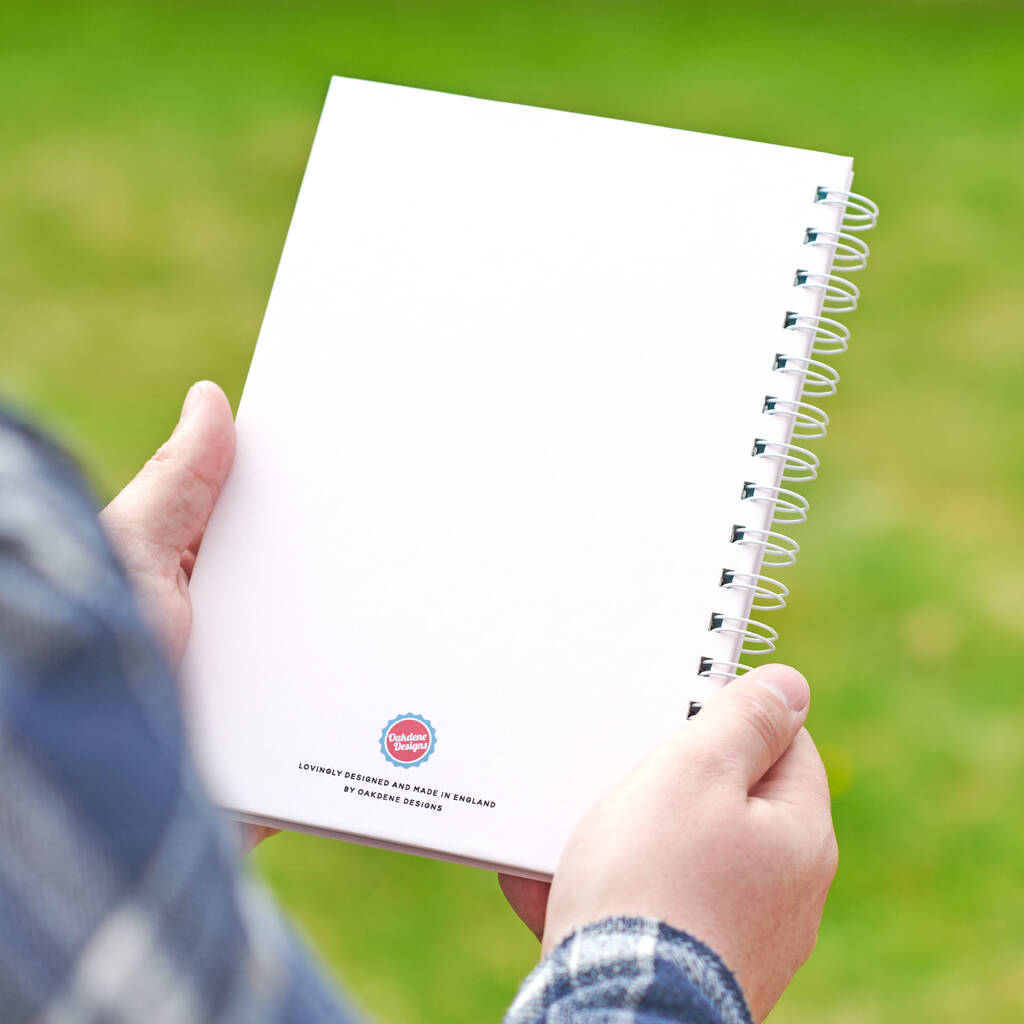 Oakdene Designs Notebooks Personalised Hiking Journal