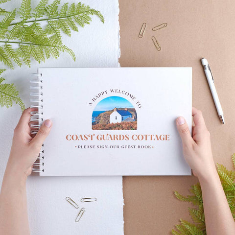 Oakdene Designs Notebooks Personalised Holiday Home Guest Book