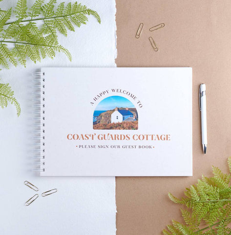 Oakdene Designs Notebooks Personalised Holiday Home Guest Book